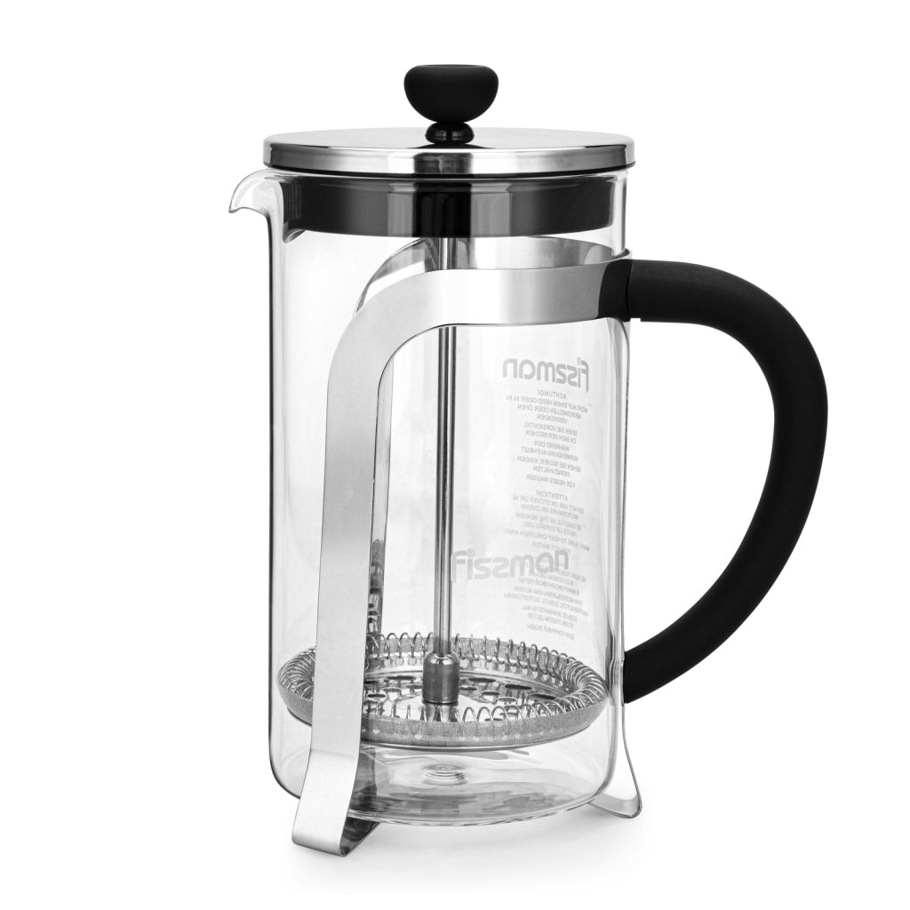 FISSMAN Borosilicate Glass French Press Coffee Maker BREVE 600mlKitchen Appliances9080 French press coffee maker BREVE 600 ml (borosilicate glass)